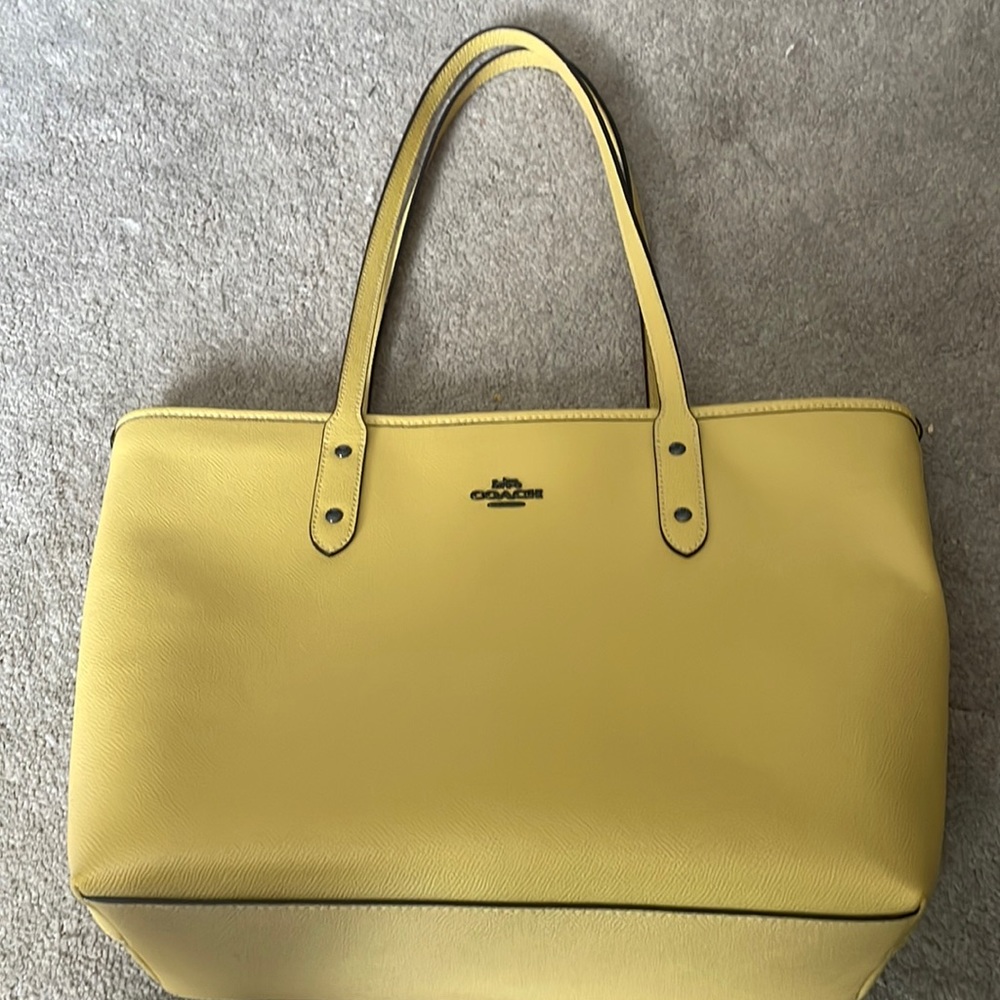 Yellow Coach Tote